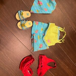 American girl doll Hawaiian outfit/baiting suit